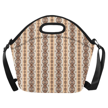 Native Classic Pattern Print Neoprene Lunch Bag (Model 1669)(Large)-JTAMIGO.COM