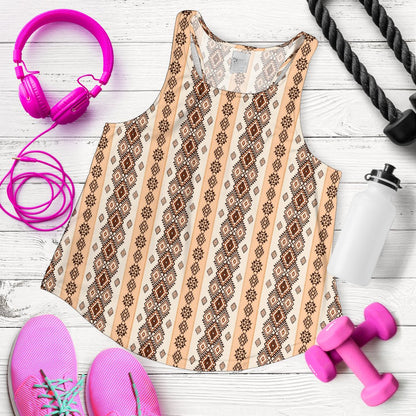 Native Classic Pattern Print Women Racerback Tank Top