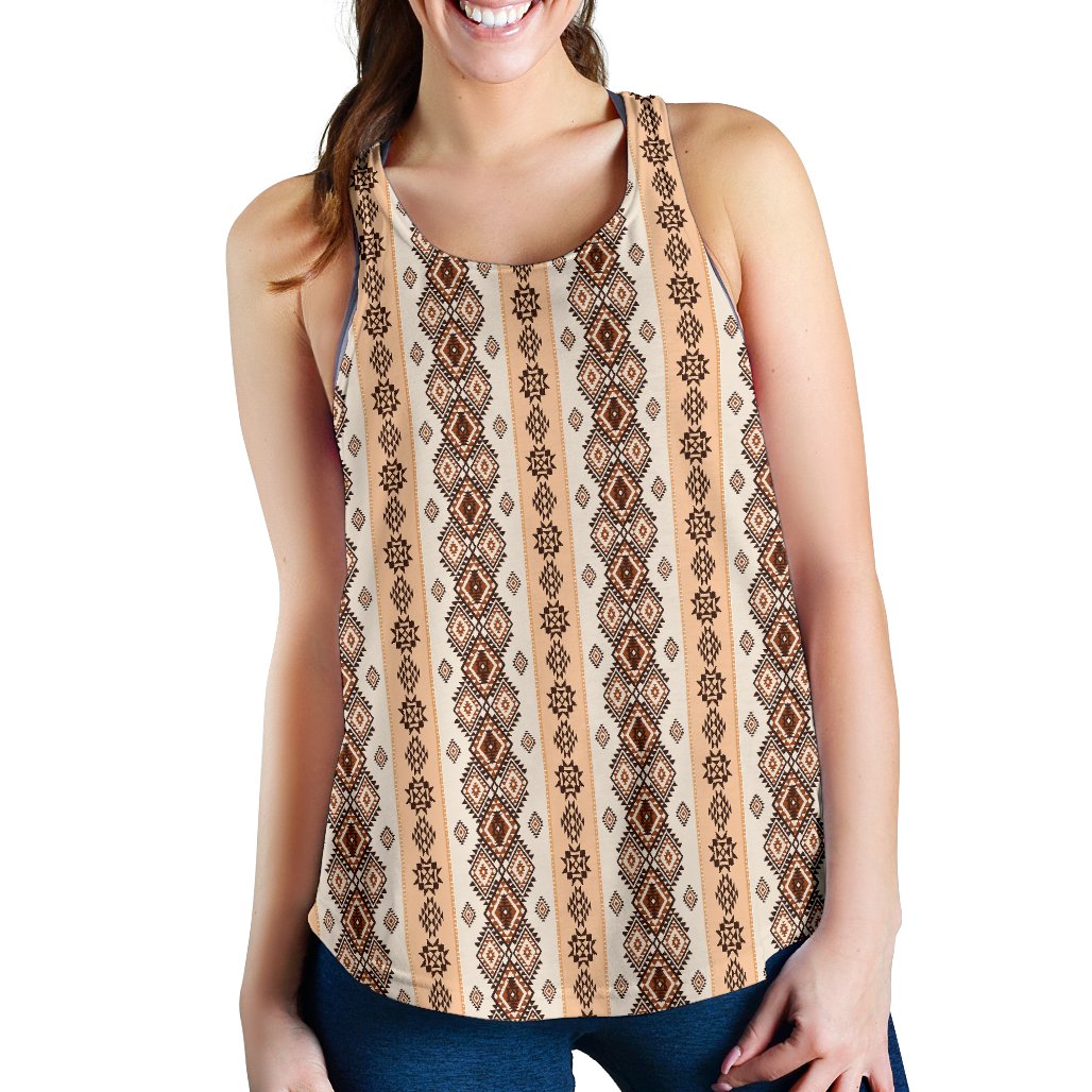 Native Classic Pattern Print Women Racerback Tank Top