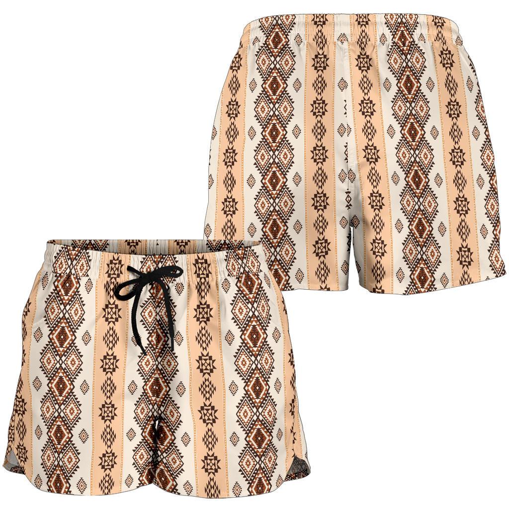 Native Classic Pattern Print Women Shorts-JTAMIGO.COM