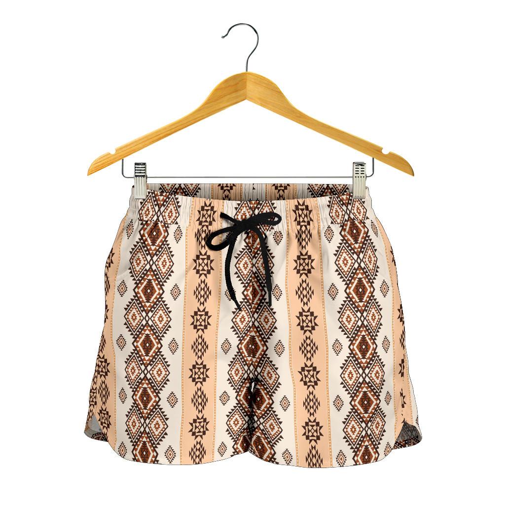 Native Classic Pattern Print Women Shorts-JTAMIGO.COM
