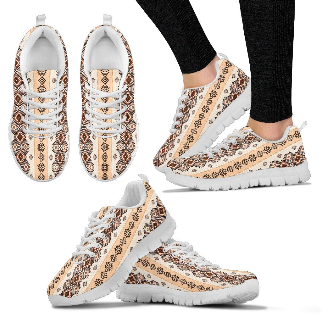 Native Classic Pattern Print Women Sneakers Shoes