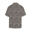 Native Indian life Design Print Men Aloha Hawaiian Shirt