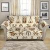 Native Indian Pattern Design Print Loveseat Sofa Protector-JTAMIGO.COM
