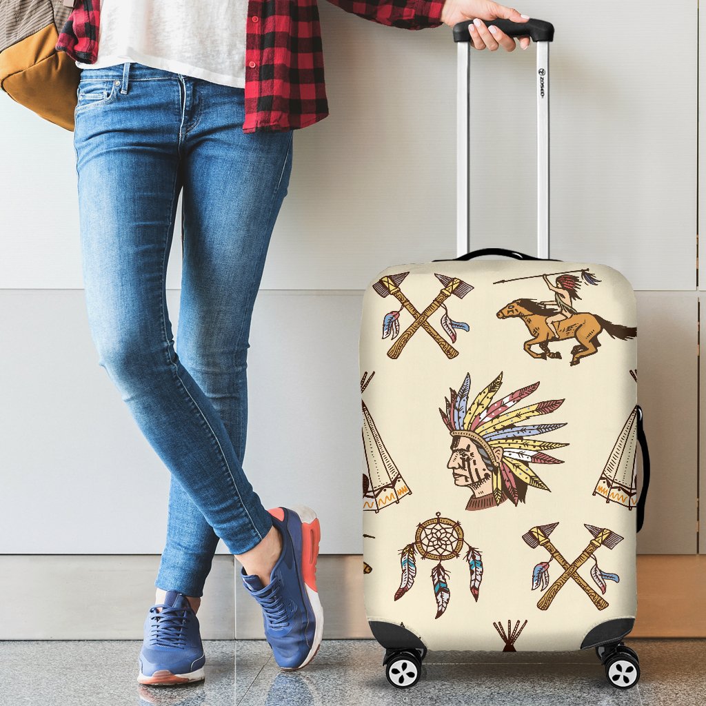 Native Indian Pattern Design Print Luggage Cover Protector