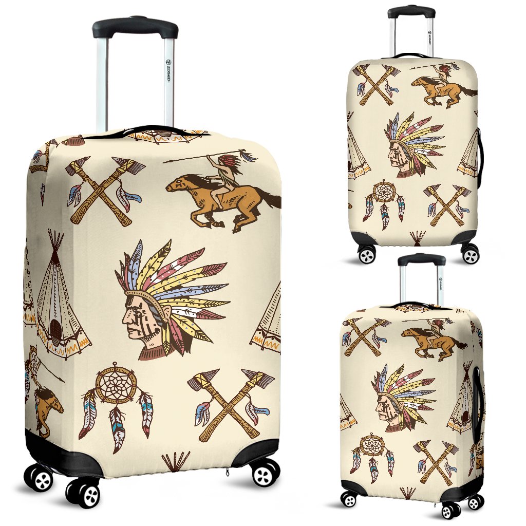 Native Indian Pattern Design Print Luggage Cover Protector