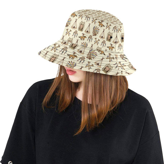 Native Indian Pattern Design Print Unisex Bucket Hat
