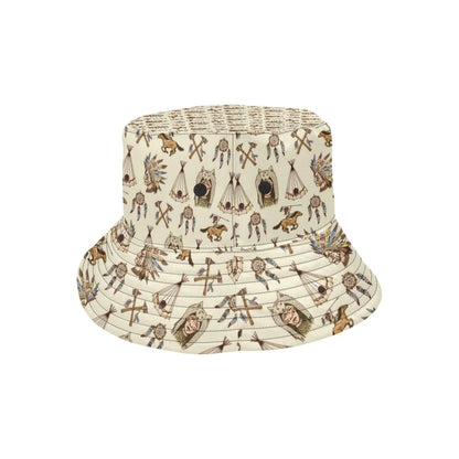 Native Indian Pattern Design Print Unisex Bucket Hat