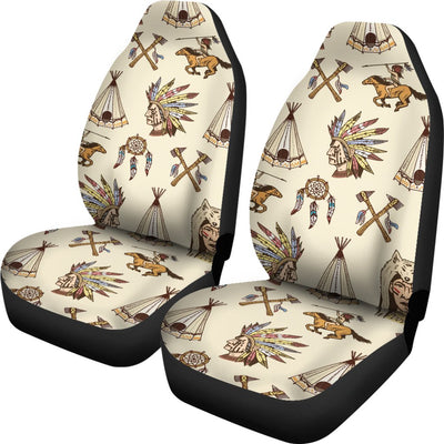 Native Indian Pattern Design Print Universal Fit Car Seat Covers
