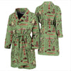 Native Indian Themed Design Print Men Bath Robe-JTAMIGO.COM