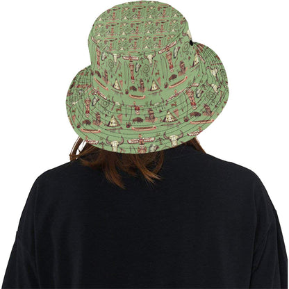 Native Indian Themed Design Print Unisex Bucket Hat