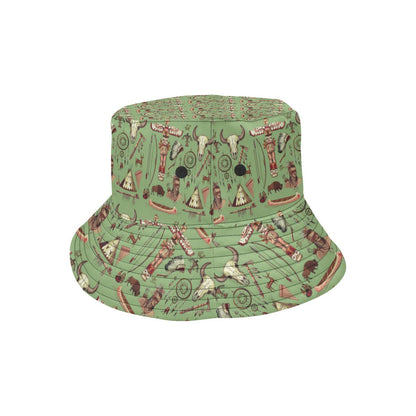 Native Indian Themed Design Print Unisex Bucket Hat