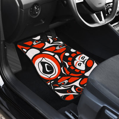 Native North American Themed Print Car Floor Mats