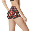 Native North American Themed Print High Waisted Spandex Shorts-JTAMIGO.COM