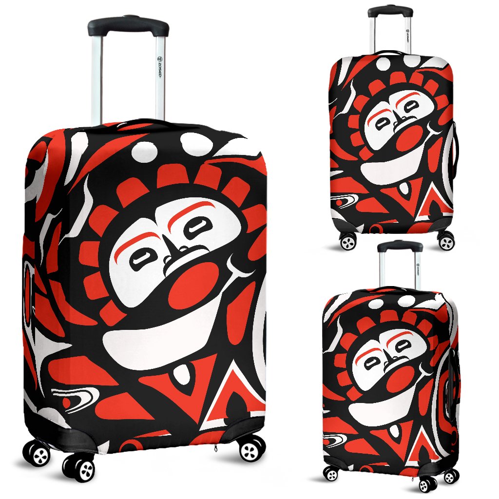 Native North American Themed Print Luggage Cover Protector