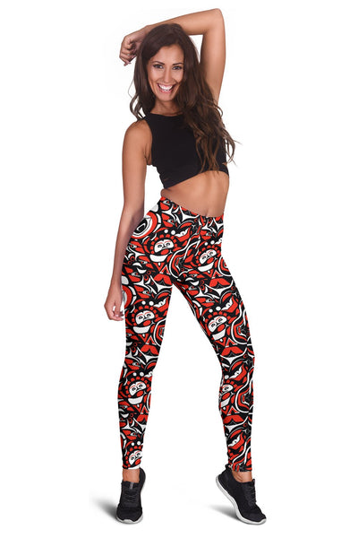 Native North American Themed Print Women Leggings