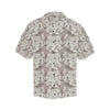 Nautical Map Design Themed Print Men Aloha Hawaiian Shirt