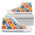 Nautical Pattern Design Themed Print Women High Top Shoes