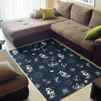 Nautical Sea Themed Print Area Rugs-JTAMIGO.COM