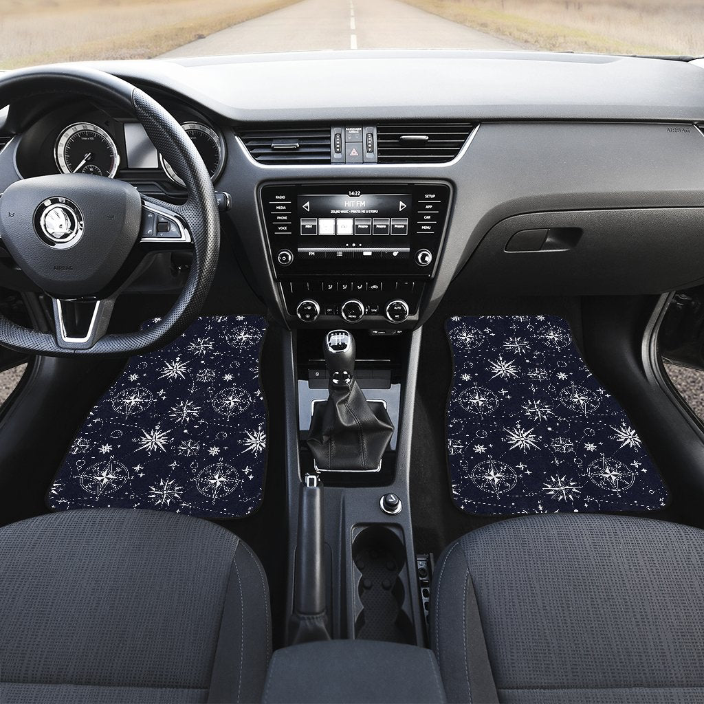 Nautical Sky Design Themed Print Car Floor Mats