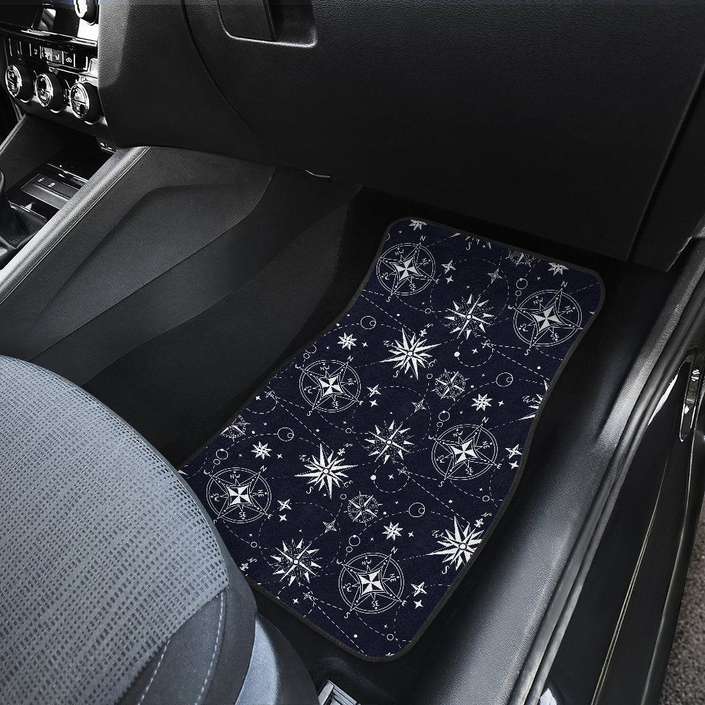 Nautical Sky Design Themed Print Car Floor Mats