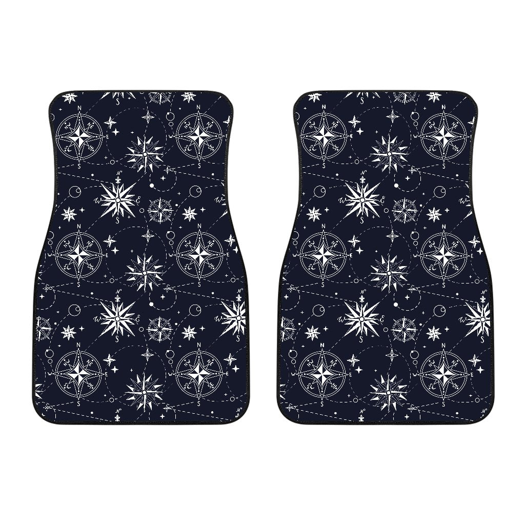 Nautical Sky Design Themed Print Car Floor Mats