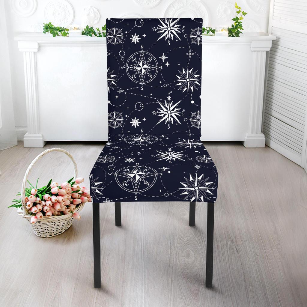 Nautical Sky Design Themed Print Dining Chair Slipcover-JTAMIGO.COM