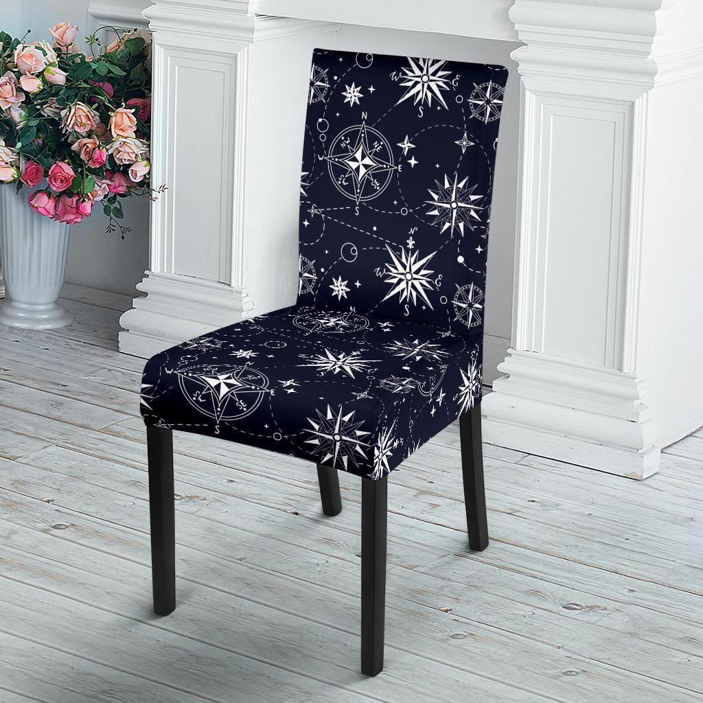 Nautical Sky Design Themed Print Dining Chair Slipcover-JTAMIGO.COM