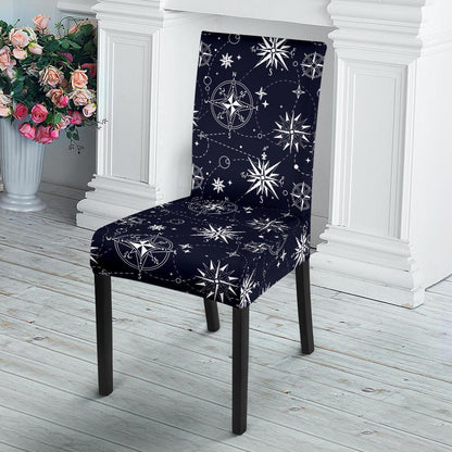 Nautical Sky Design Themed Print Dining Chair Slipcover-JTAMIGO.COM
