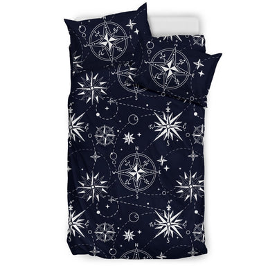 Nautical Sky Design Themed Print Duvet Cover Bedding Set