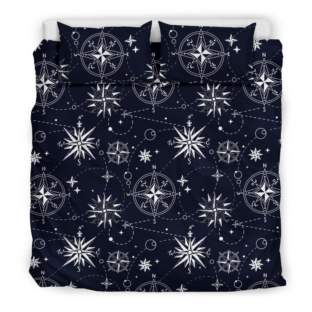 Nautical Sky Design Themed Print Duvet Cover Bedding Set
