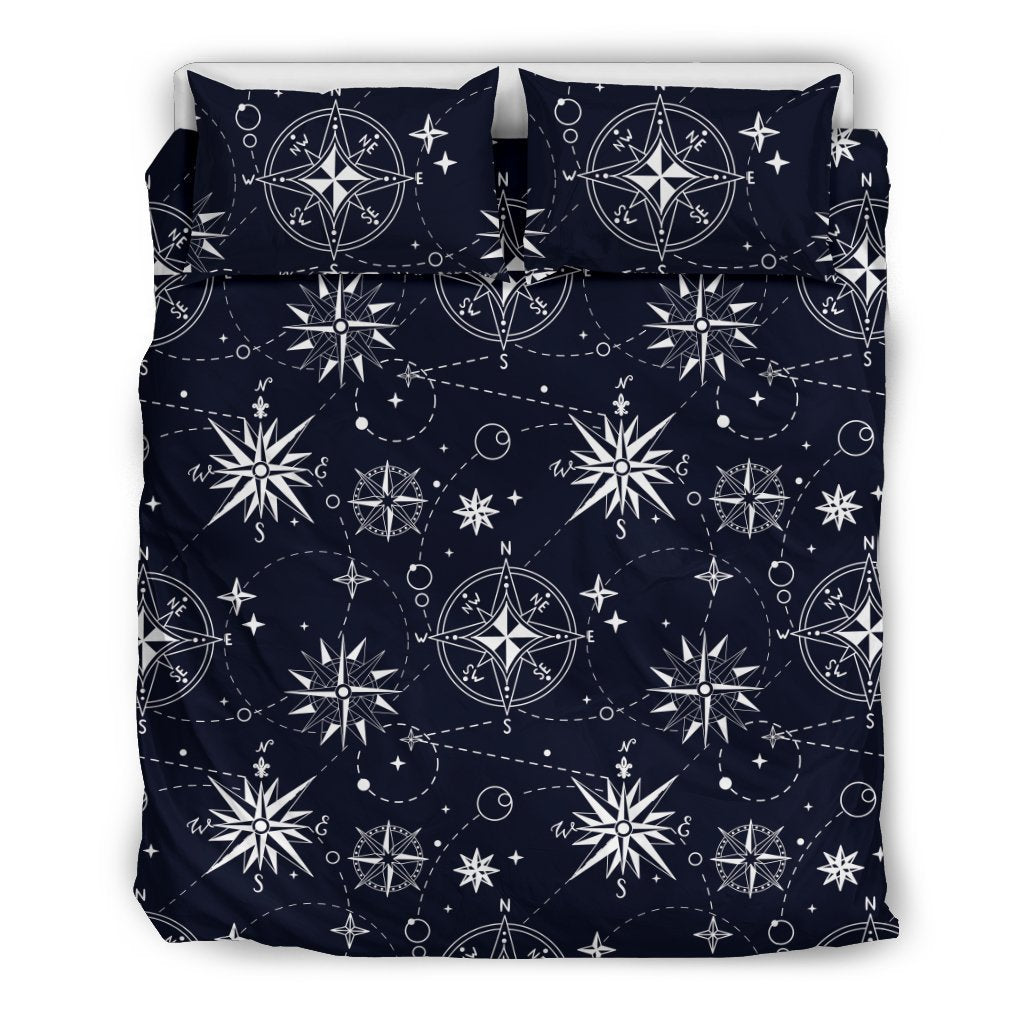 Nautical Sky Design Themed Print Duvet Cover Bedding Set