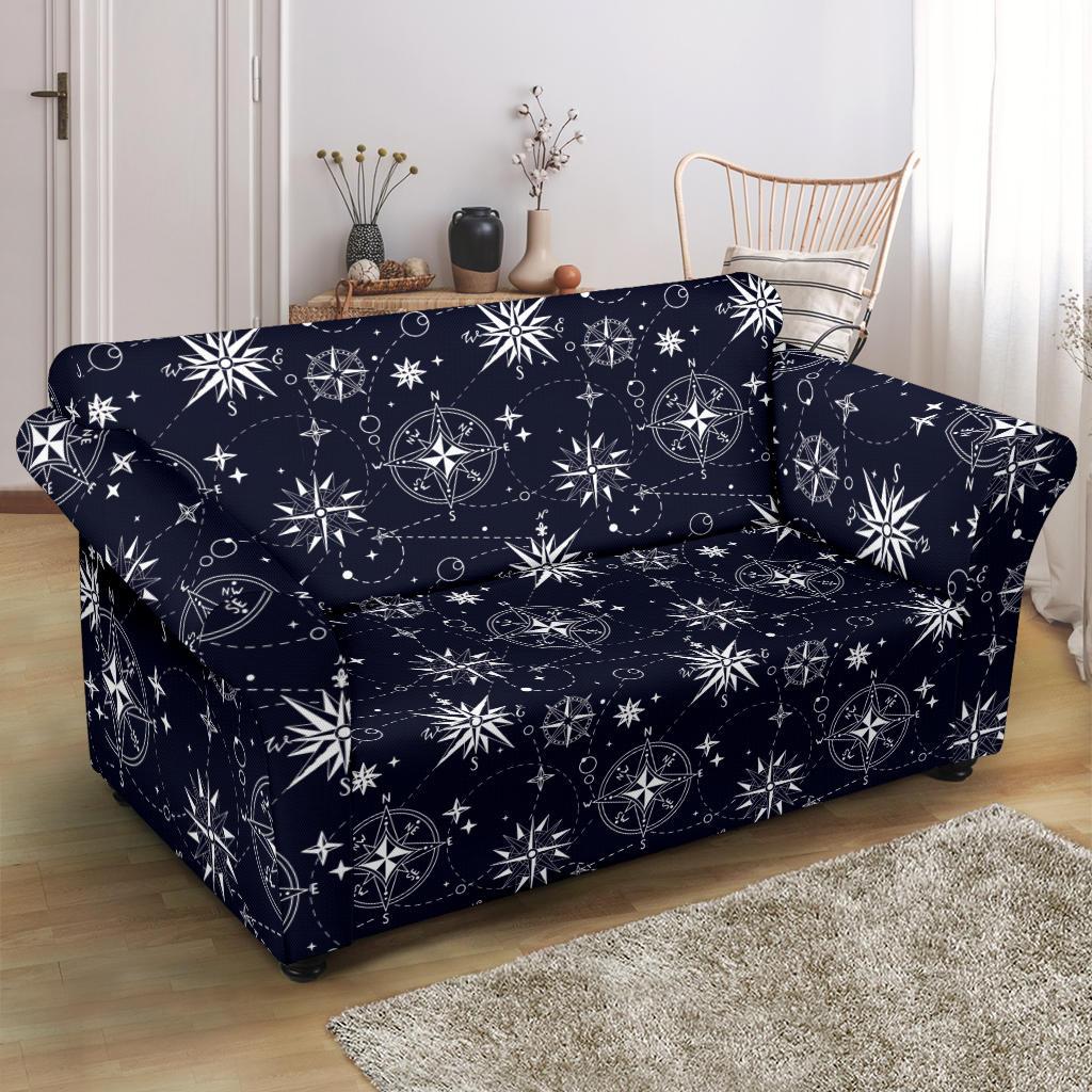 Nautical Sky Design Themed Print Loveseat Slipcover-JTAMIGO.COM