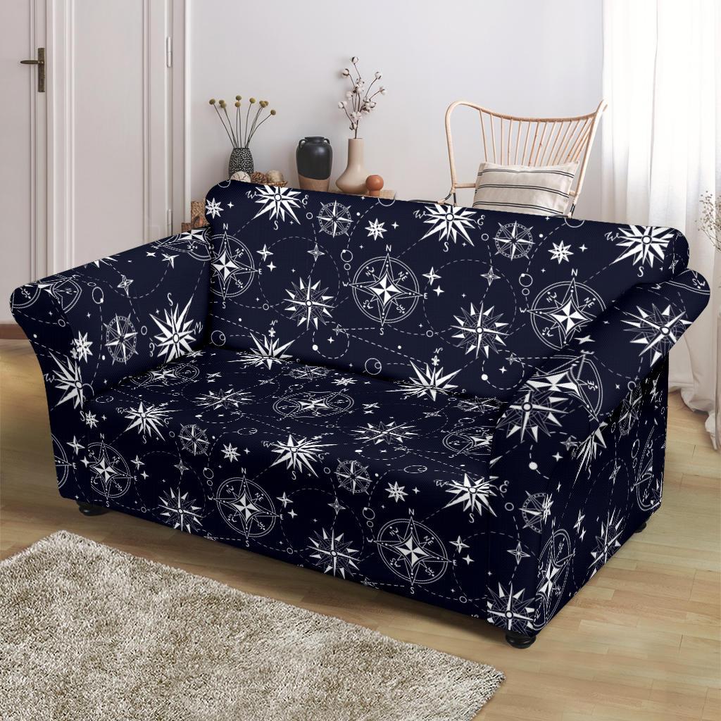 Nautical Sky Design Themed Print Loveseat Slipcover-JTAMIGO.COM