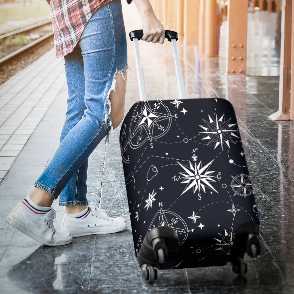 Nautical Sky Design Themed Print Luggage Cover Protector