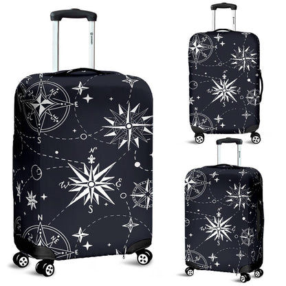 Nautical Sky Design Themed Print Luggage Cover Protector