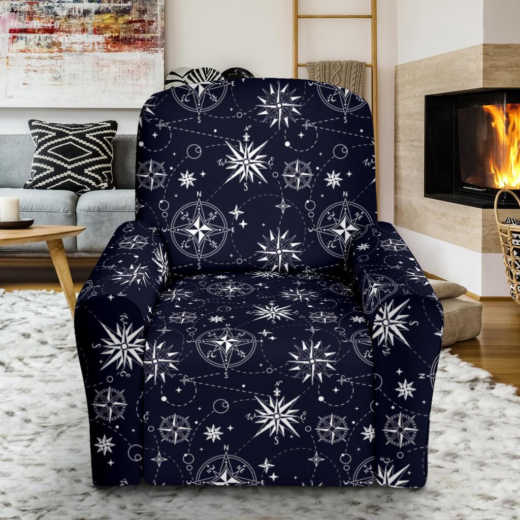 Nautical Sky Design Themed Print Single Sofa Slipcover -JTAMIGO.COM