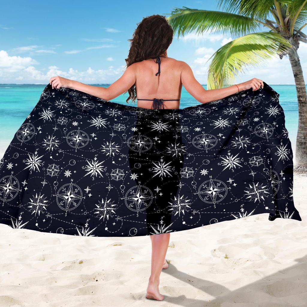 Nautical Sky Design Themed Print Sarong Pareo Wrap