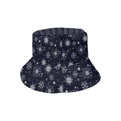 Nautical Sky Design Themed Print Unisex Bucket Hat