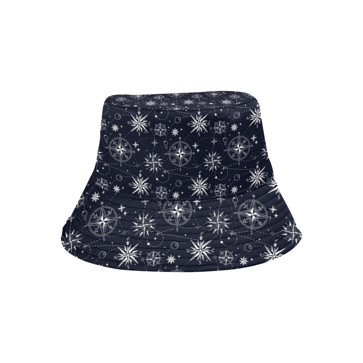 Nautical Sky Design Themed Print Unisex Bucket Hat
