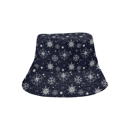 Nautical Sky Design Themed Print Unisex Bucket Hat