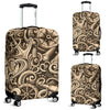 Nautical Tattoo Design Themed Print Luggage Cover Protector