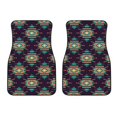 Navajo Geometric Style Print Pattern Car Floor Mats