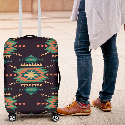 Navajo Geometric Style Print Pattern Luggage Cover Protector