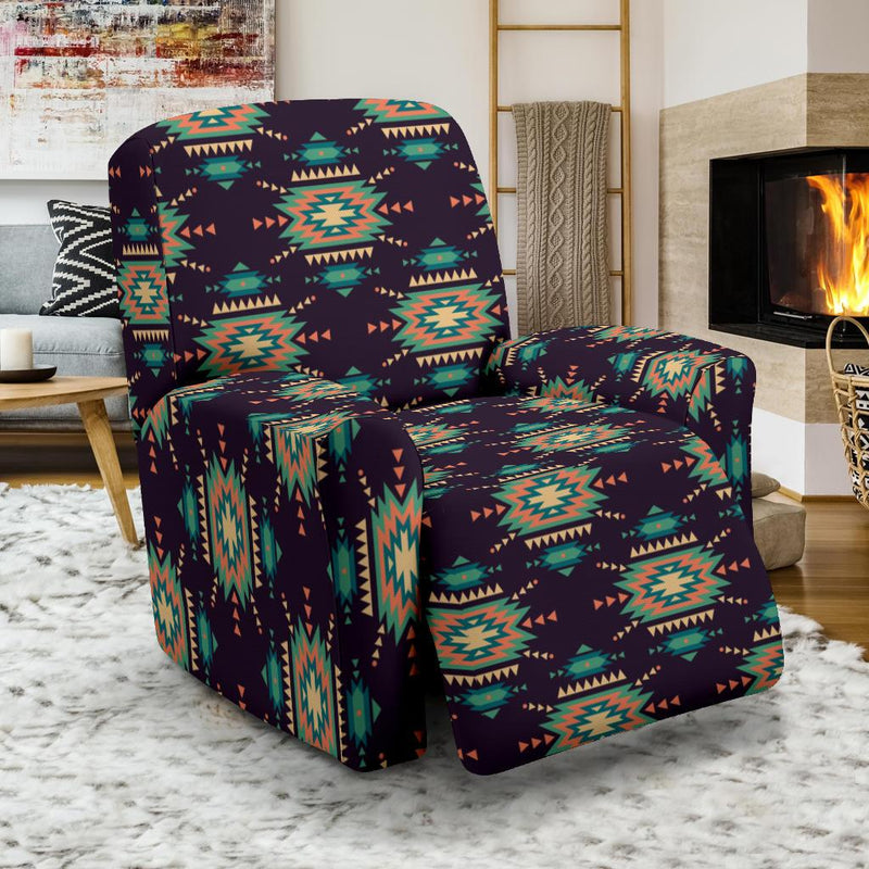 Navajo Geometric Style Print Pattern Recliner Slipcover-JTAMIGO.COM