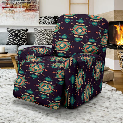 Navajo Geometric Style Print Pattern Recliner Slipcover-JTAMIGO.COM