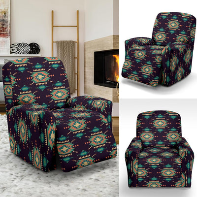 Navajo Geometric Style Print Pattern Recliner Slipcover-JTAMIGO.COM