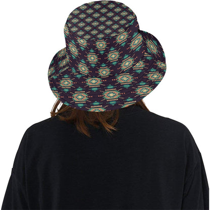 Navajo Geometric Style Print Pattern Unisex Bucket Hat