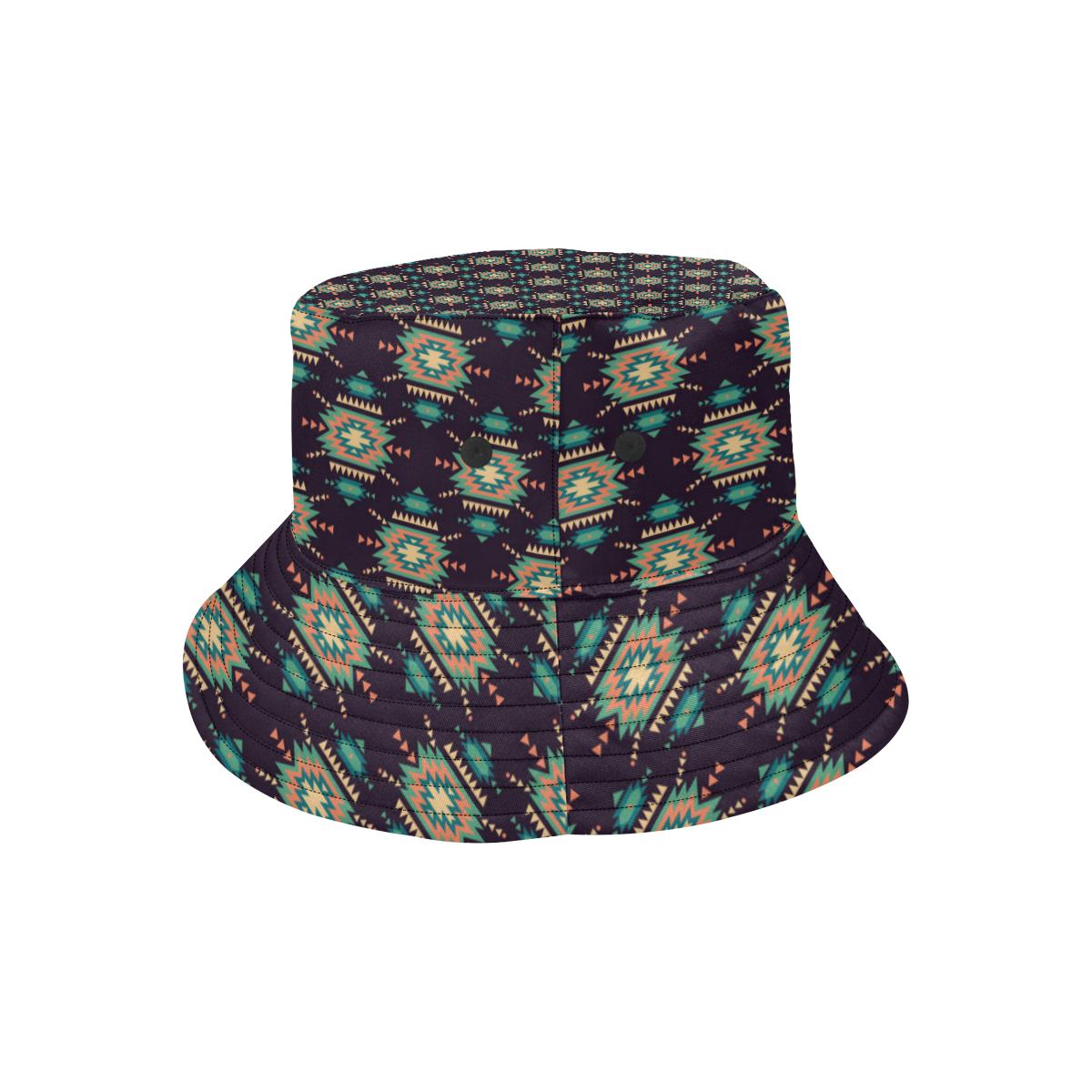 Navajo Geometric Style Print Pattern Unisex Bucket Hat