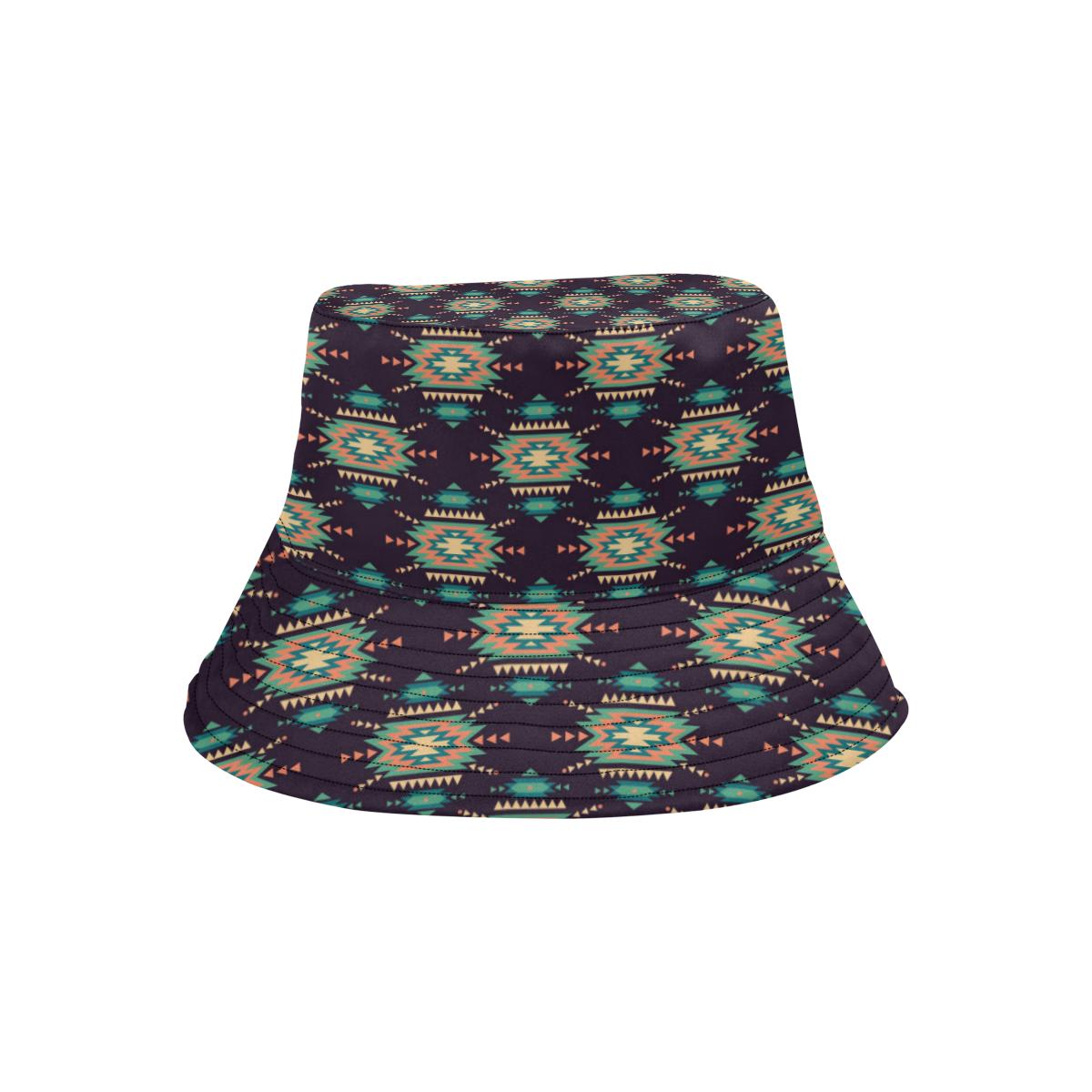 Navajo Geometric Style Print Pattern Unisex Bucket Hat